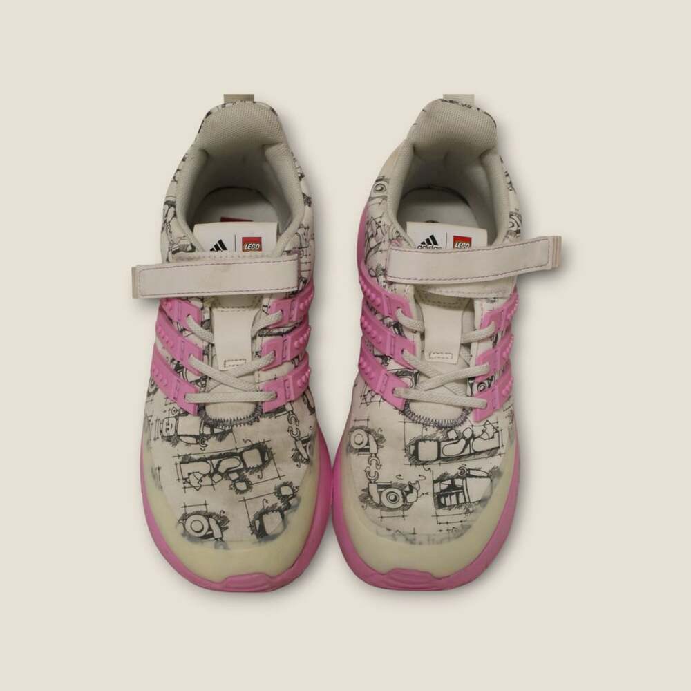 Adidas x LEGO Racer TR EL 'Off White Bliss Lilac' Girls Sneakers